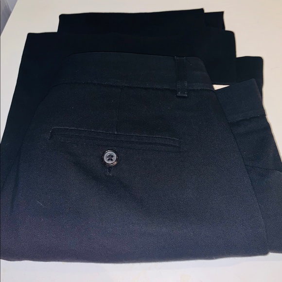 Theory Black Cotton Dress Pants. Size 4. - Picture 3 of 7